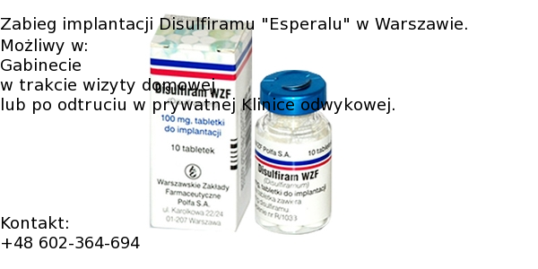 Implantacja Esperalu w Warszawie